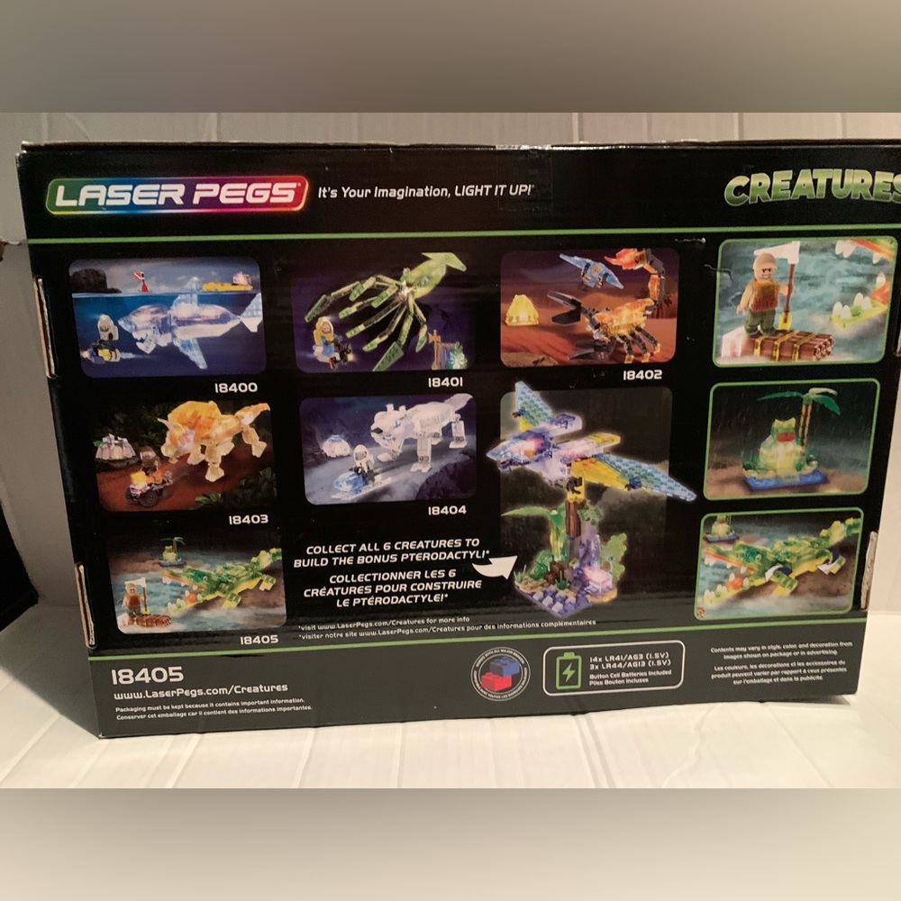 Laser Pegs Set 18405 Swamp Survival￼ Compatible with LEGO